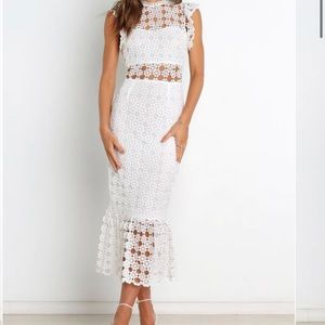 Petal & Pup Lauren Dress - White